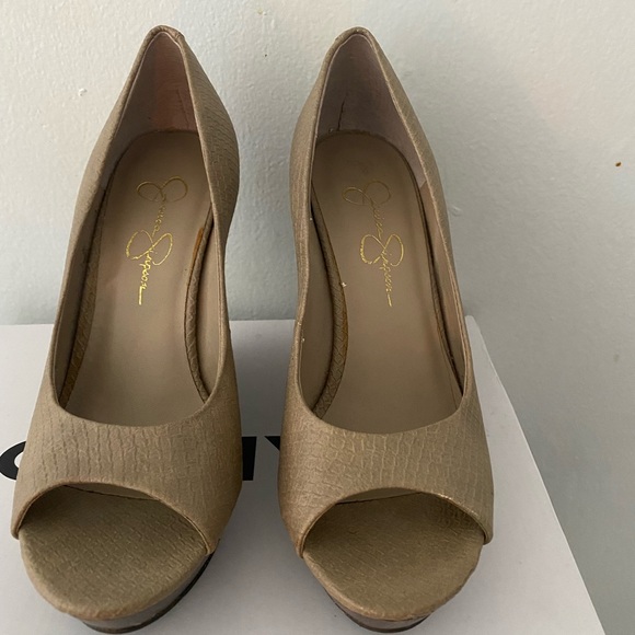 Jessica Simpson JP-Kaprix Platform Wedge Peep - Picture 5 of 5